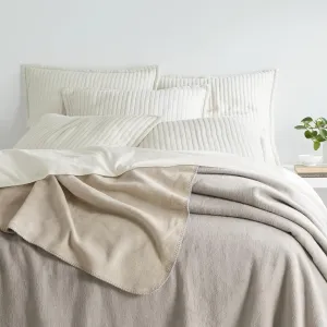 Faro Fleece Grey Blanket, King Size, Grey Solid Pattern