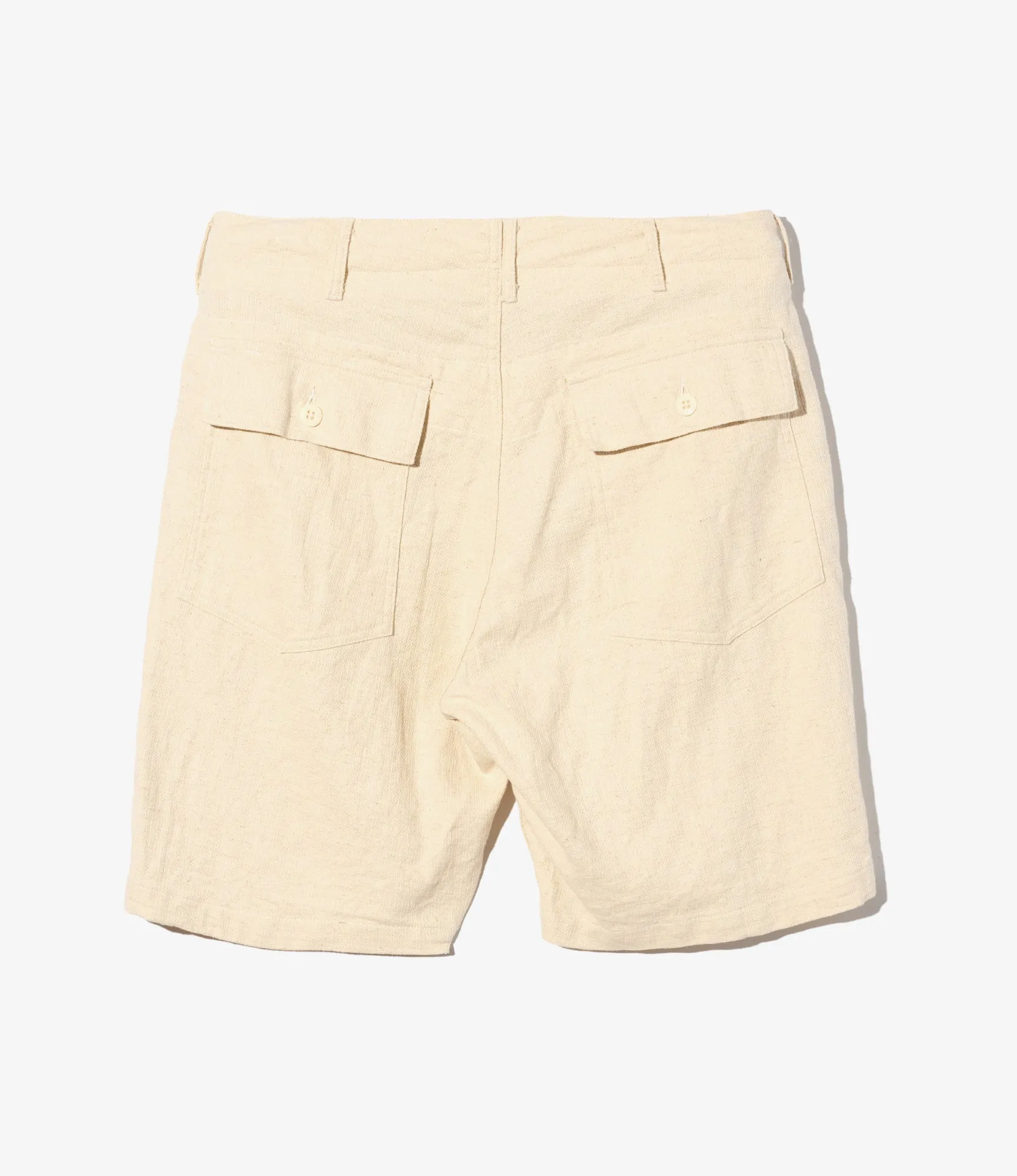 Fatigue Short – Natural Cotton/Linen Java Cloth