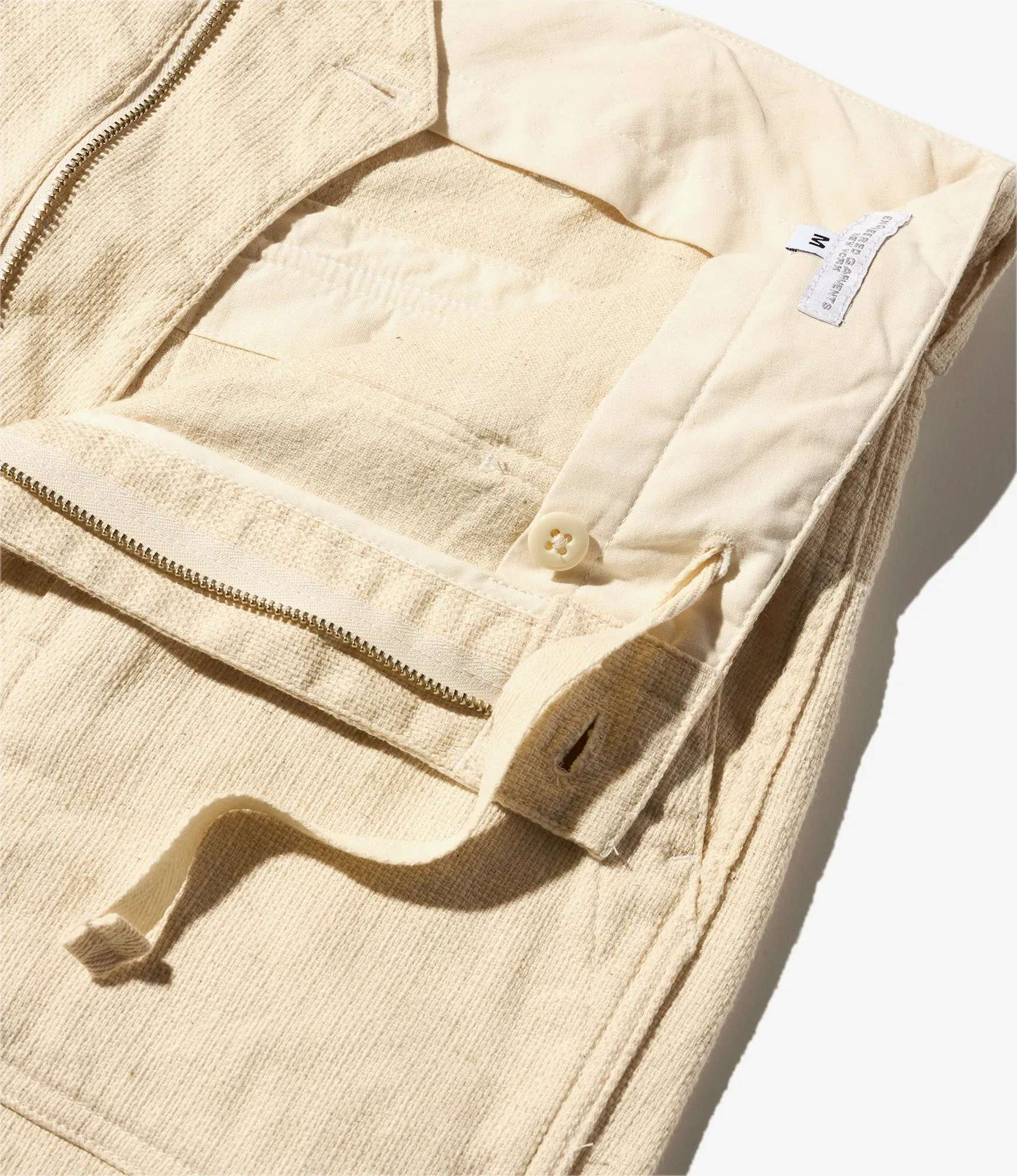 Fatigue Short – Natural Cotton/Linen Java Cloth