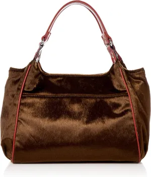 Fetus Faux Fur Hand Bag with Dual Aori Pockets