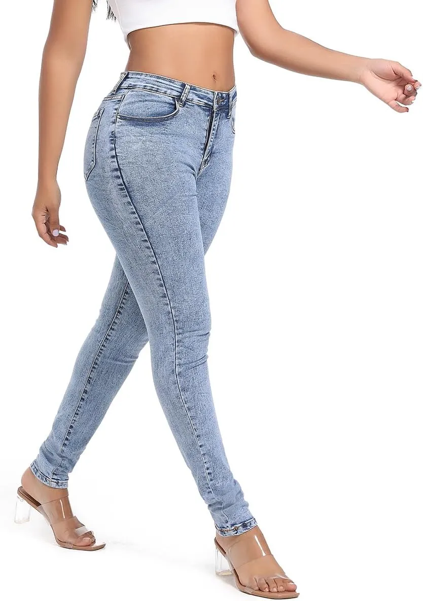 FISCLOSIN Women Colombian Design,Butt Lift,Sexy Skinny Jeans,Stretch Denim Pants