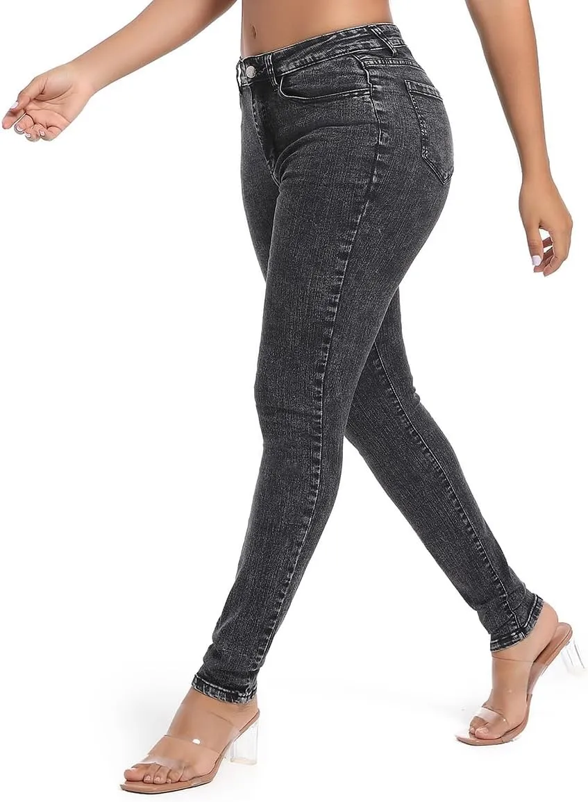 FISCLOSIN Women Colombian Design,Butt Lift,Sexy Skinny Jeans,Stretch Denim Pants