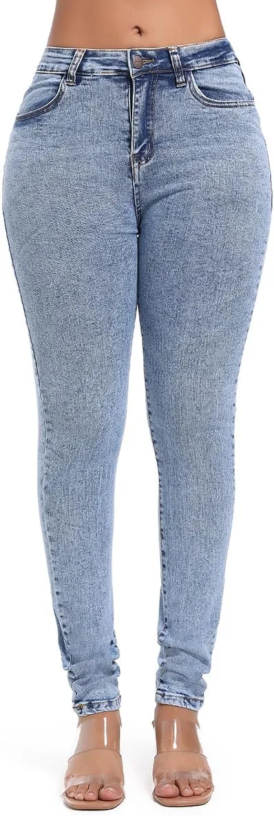 FISCLOSIN Women Colombian Design,Butt Lift,Sexy Skinny Jeans,Stretch Denim Pants