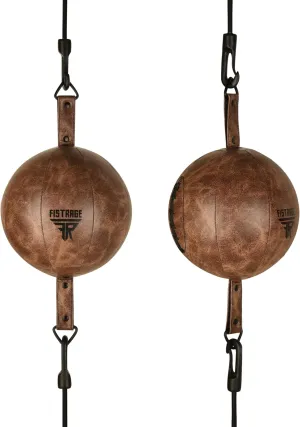 FISTRAGE Double End Ball Training Dodge MMA Boxing Floor to Ceiling Punch Speed Ball Bag Kit with Rope, Bean Ball, for Kicking Workout and Fitness