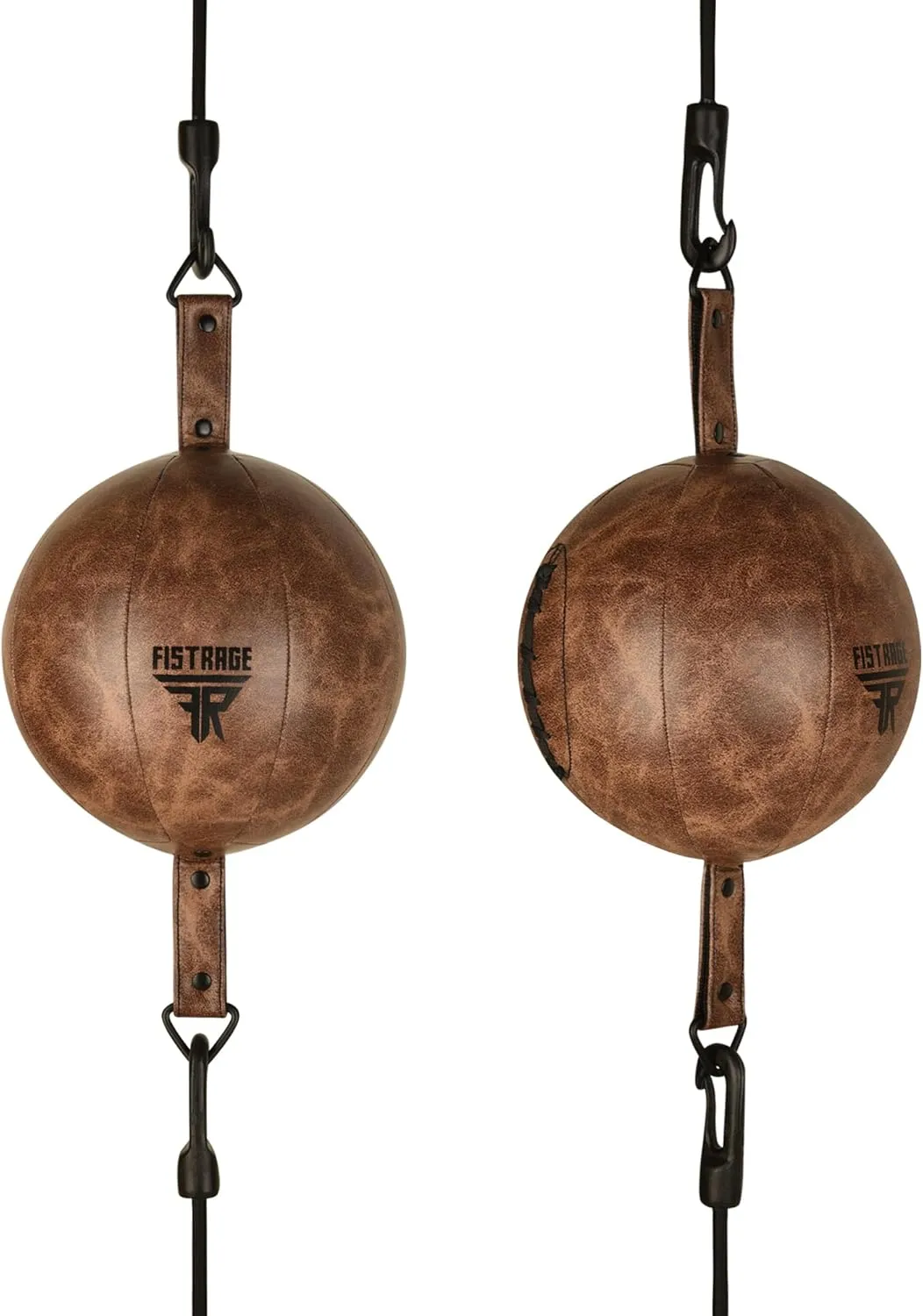 FISTRAGE Double End Ball Training Dodge MMA Boxing Floor to Ceiling Punch Speed Ball Bag Kit with Rope, Bean Ball, for Kicking Workout and Fitness
