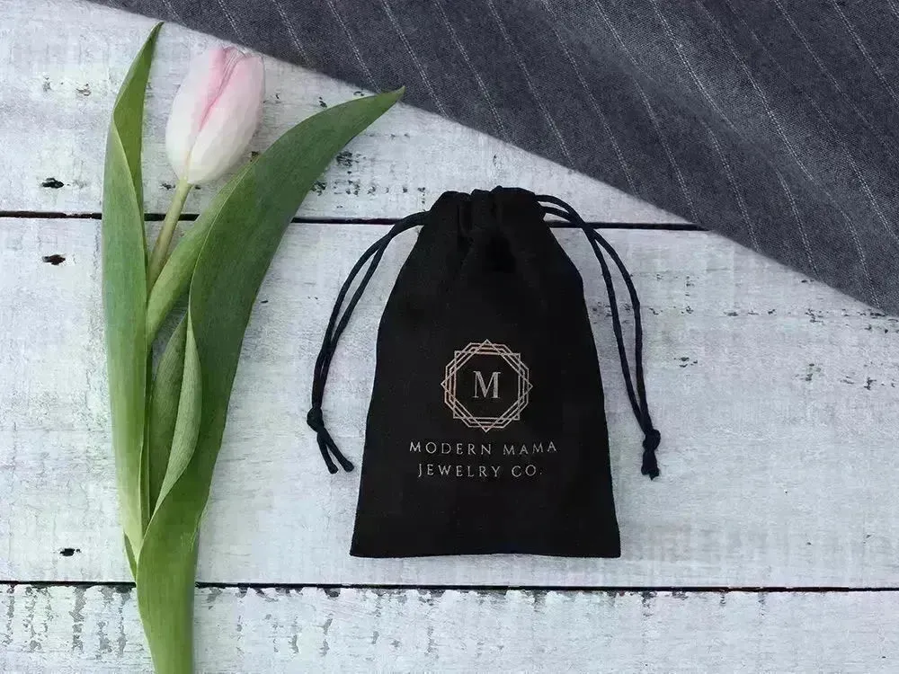 Flannel drawstring jewelry pouch Gift bag Drawstring Storage Pouch