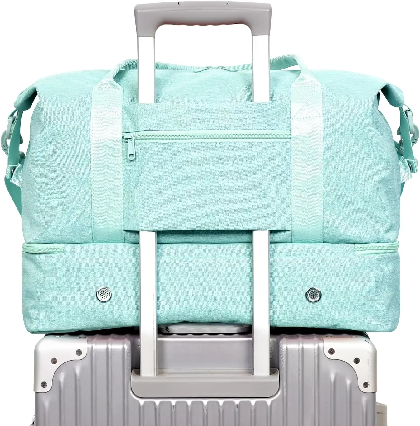 For Spirit Airlines 18x14x8 Personal Item Bag Underseat Carry On Bag with Wet Pocket & Shoe Compartment & USB Charging Port