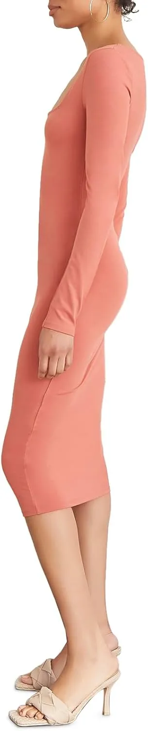 Forever 21 Women's Bodycon Long-Sleeve Dress