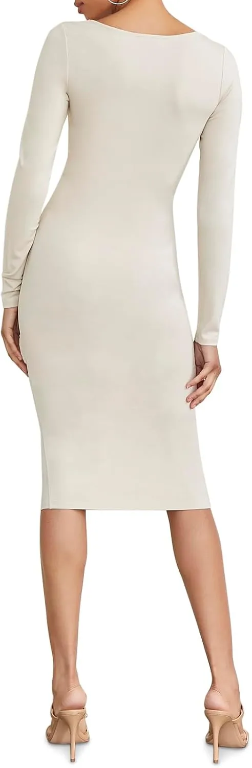 Forever 21 Women's Bodycon Long-Sleeve Dress