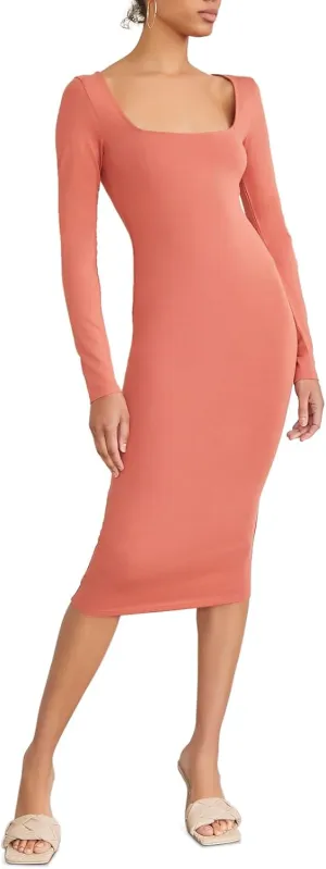 Forever 21 Women's Bodycon Long-Sleeve Dress