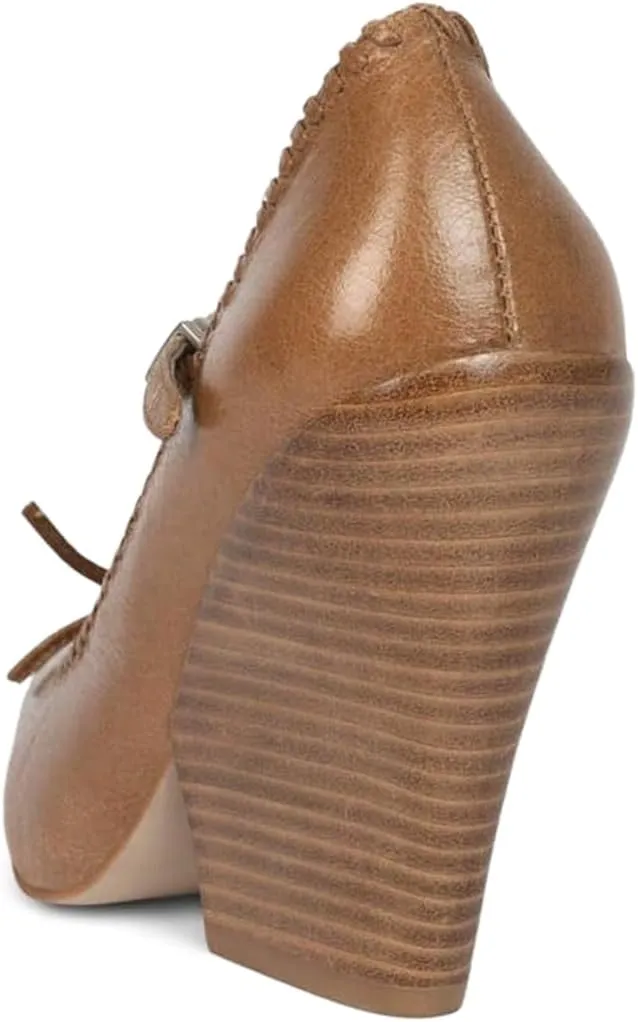FOWT Women Elegant Bow Knot Single Strap Mary Jane Pumps Square Toe Special Chunky High Heel Adjustable Buckle Prom Evening Dress Date Shoes Size 4-16 US