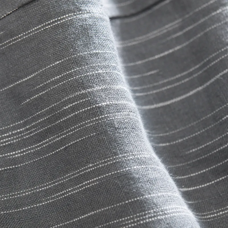 Frank Hardy Linen Striped Shorts