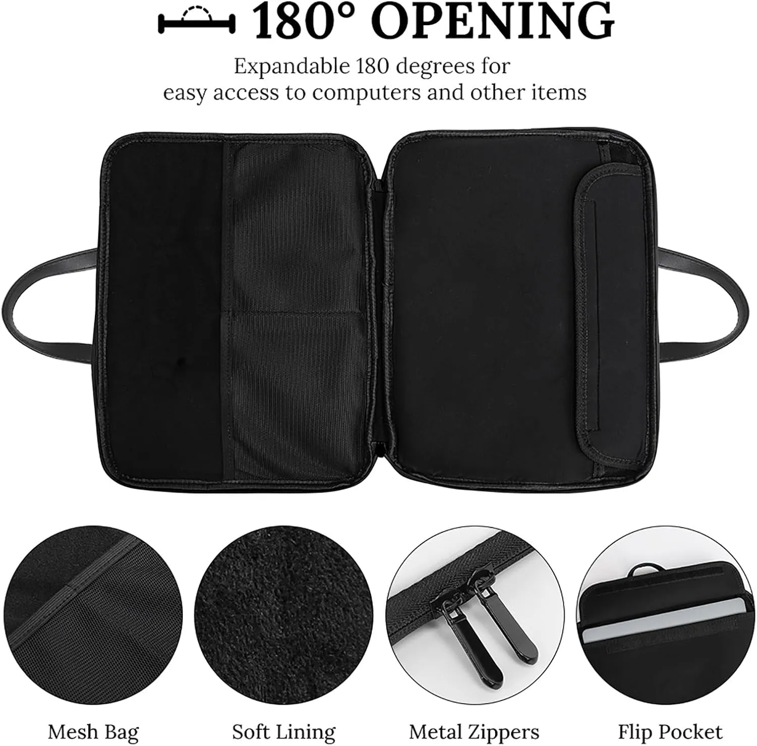 Fresh Sage Green White Leather Computer Bag with Multiple Sizes to Choose From, Convenient to Carry