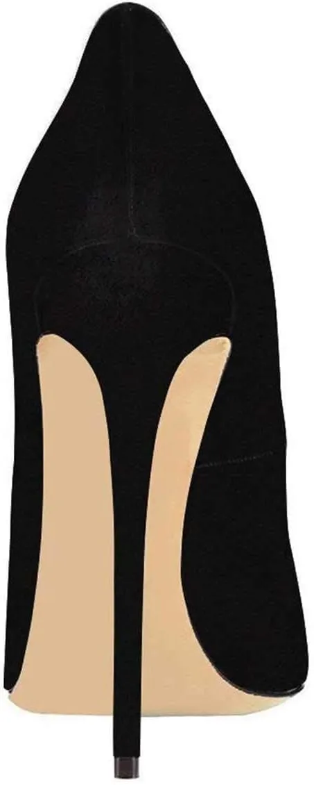 FSJ Women Classic Pointed Toe High Heels Sexy Stiletto Pumps Office Lady Casual Dress Party Prom Shoes Size 4-15 US