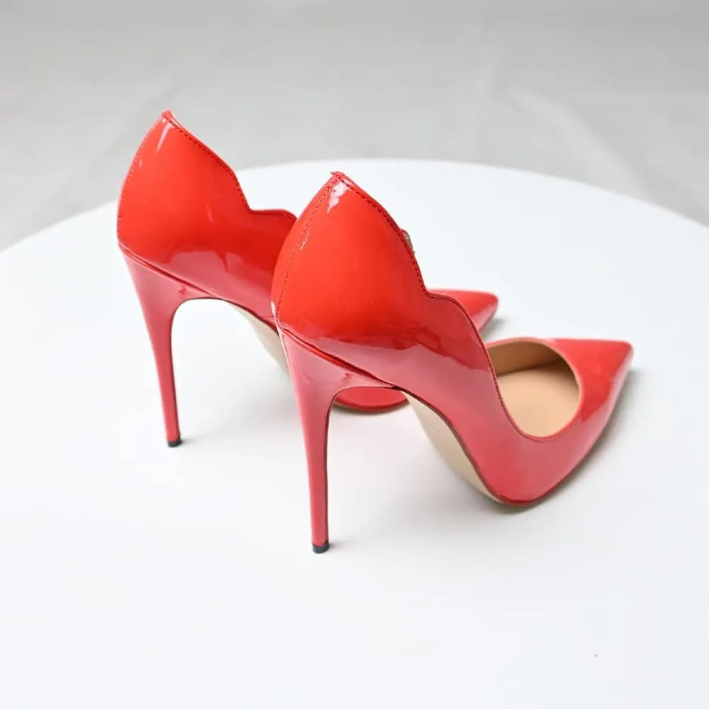 FSJ Women Classic Pointed Toe High Heels Sexy Stiletto Pumps Office Lady Casual Dress Party Prom Shoes Size 4-15 US