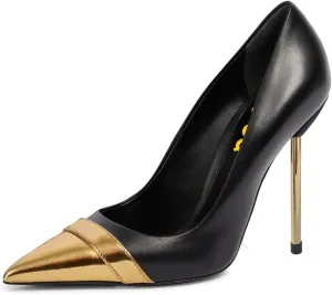 FSJ Women Formal Pointed Toe Pumps High Heel Sexy Stilettos Slip On Office Cute Evening Dress Shoes Size 4-15 US