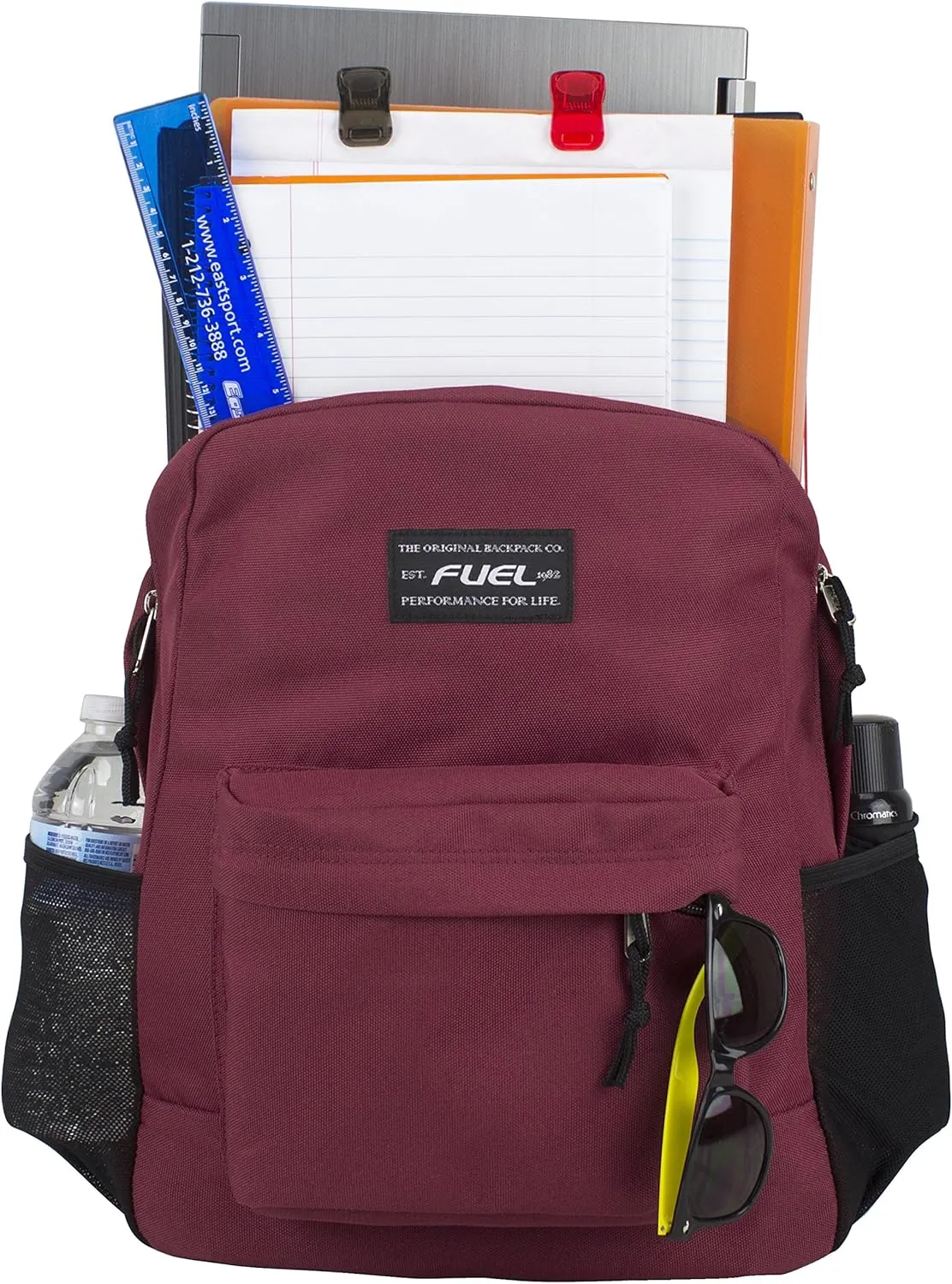 FUEL Legacy Everyday Classic Backpack, Maroon