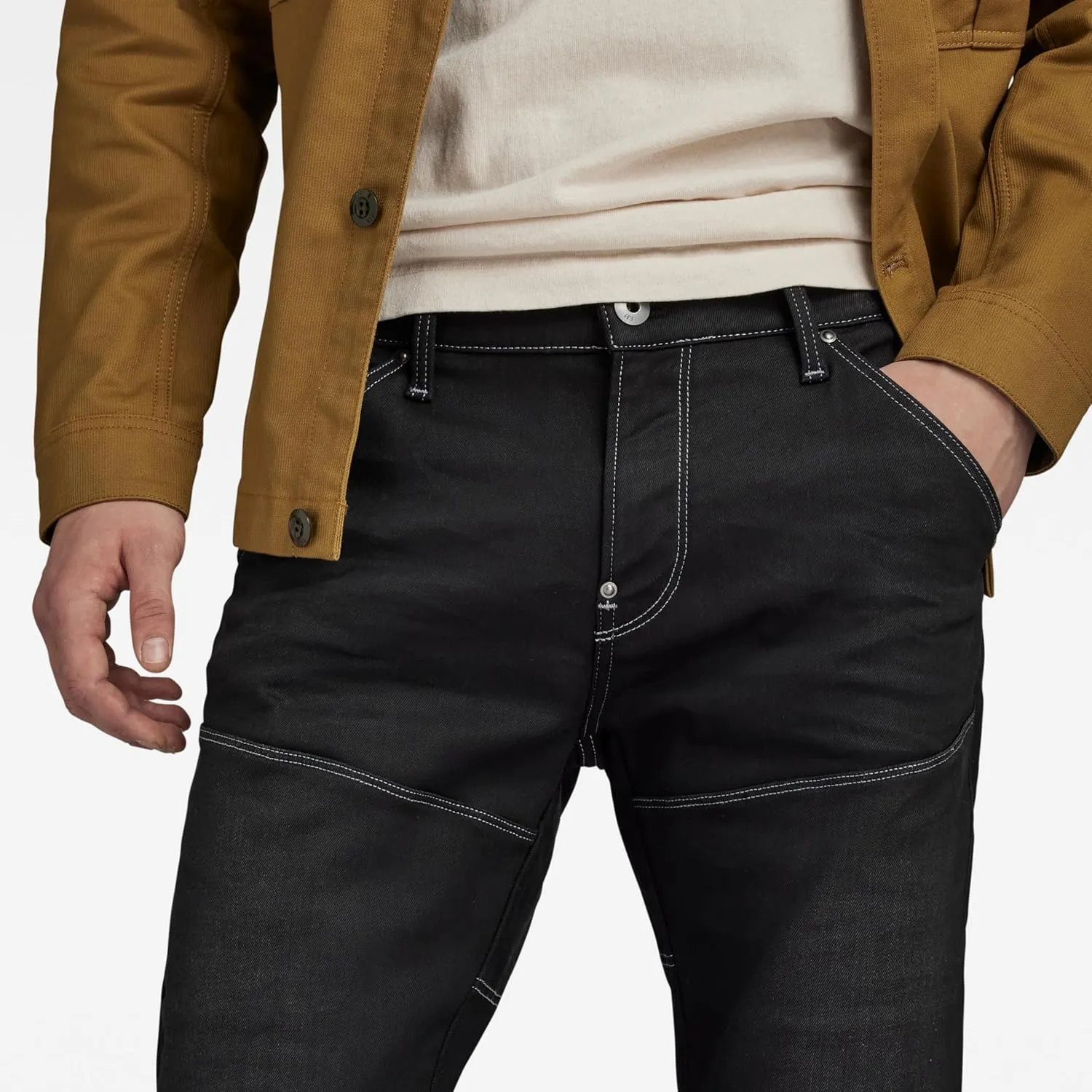 G-STAR Men's 5620 3D Zip Knee Skinny Fit Jeans