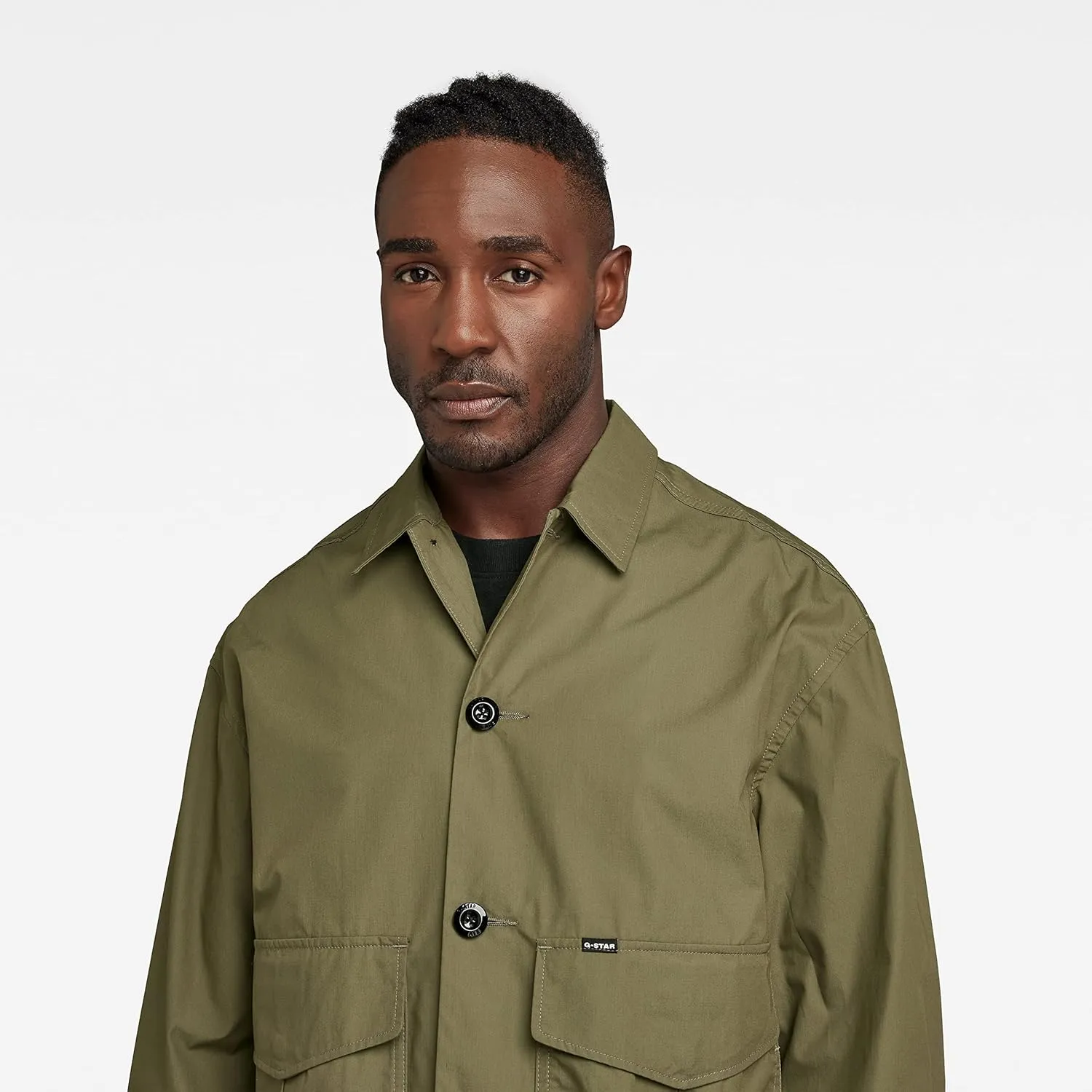 G-STAR Men's Worker Utility Oversized Casual Shirt