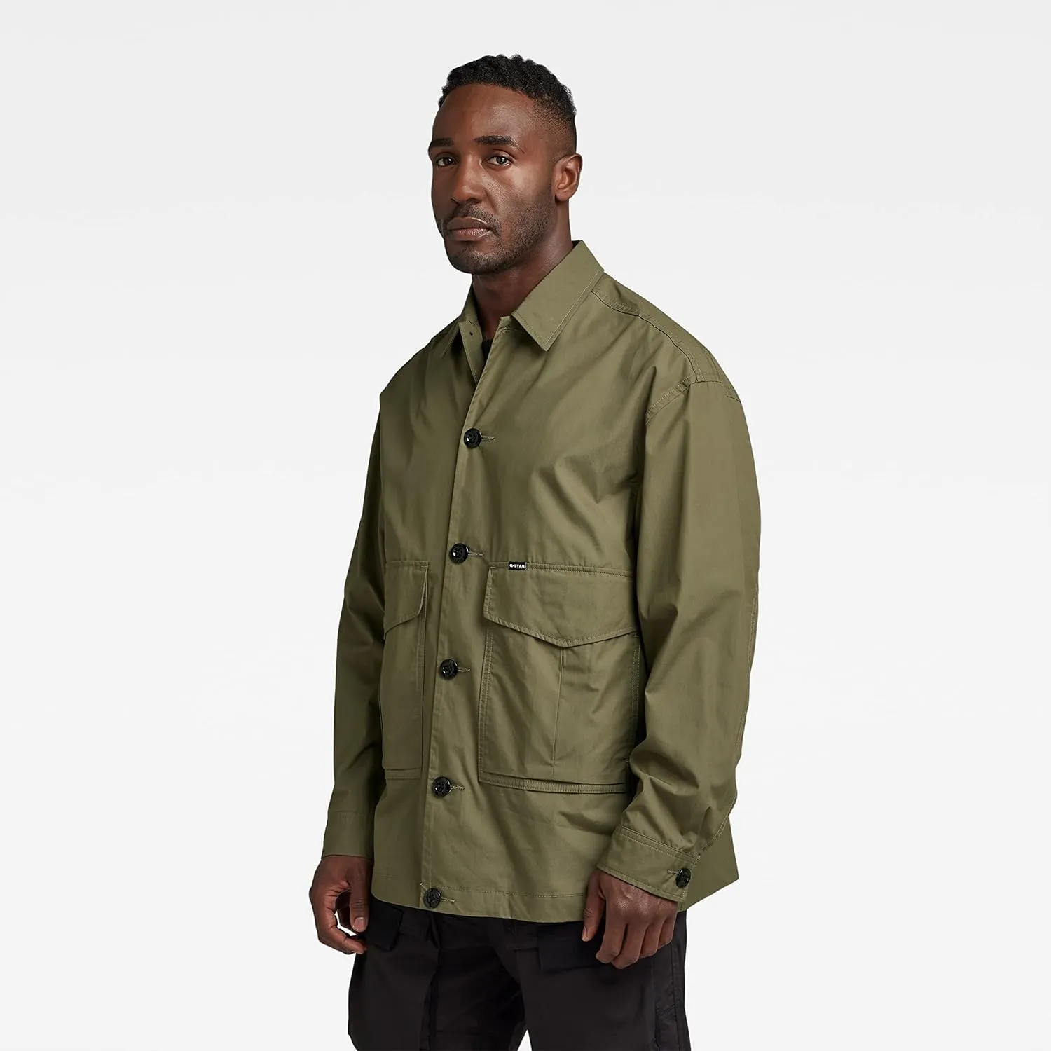 G-STAR Men's Worker Utility Oversized Casual Shirt