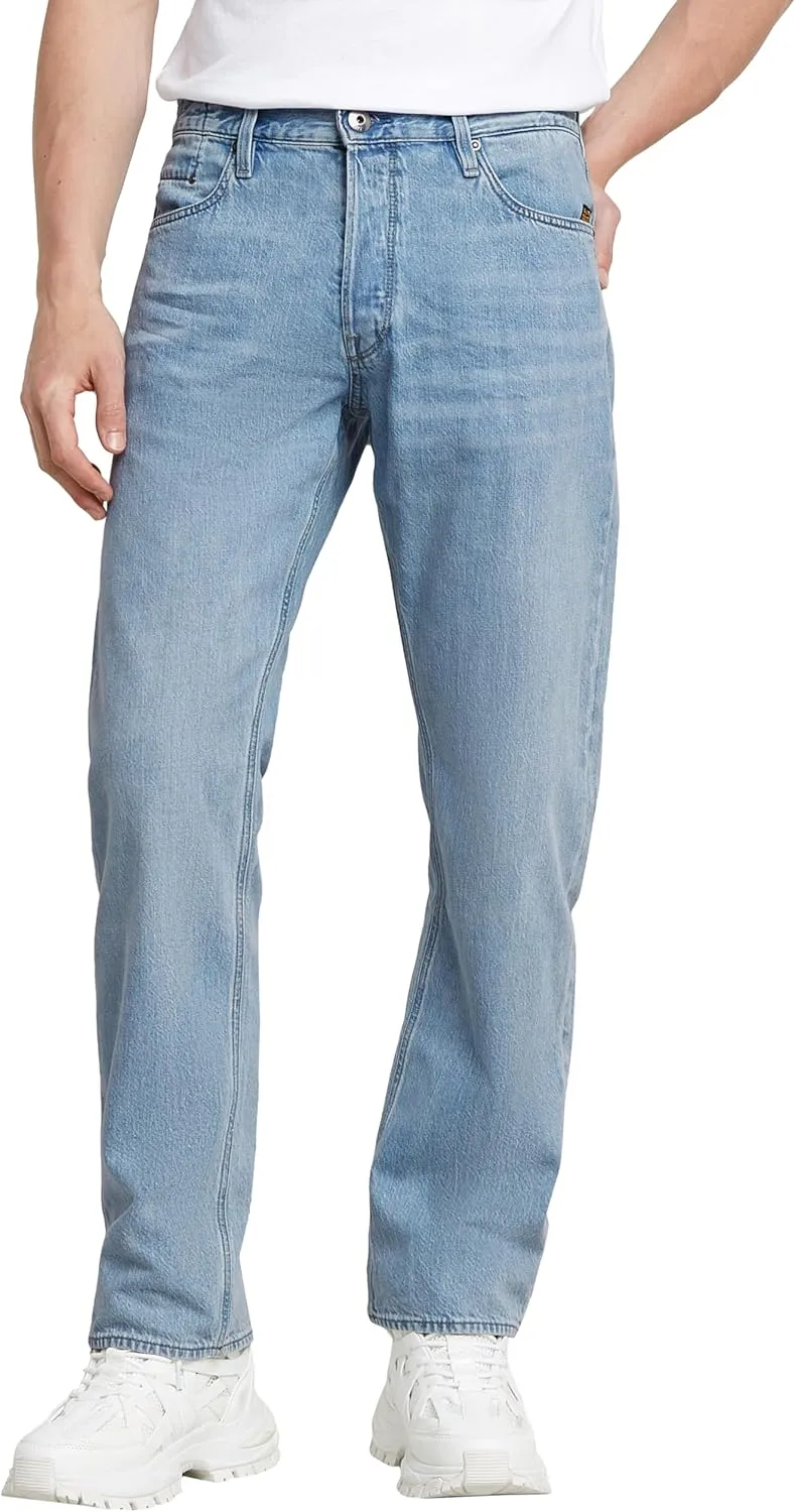 G-STAR Raw - Mens Dakota Regular Straight Jeans, Color Sun Faded Cloudburst, Size: 29W x 30L