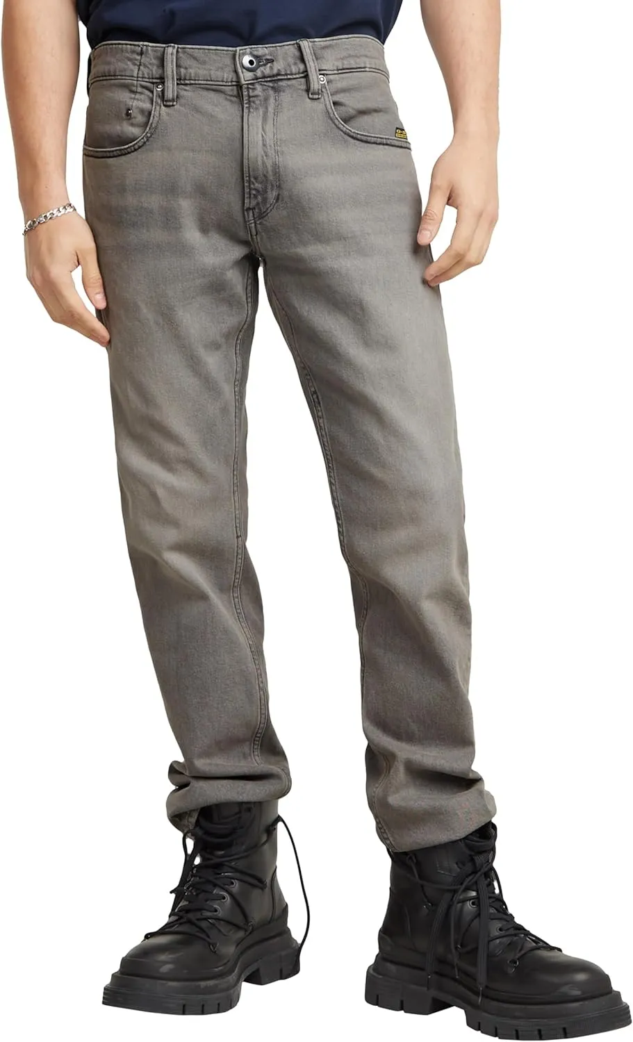 G-STAR Raw - Mens Mosa Straight Jeans, Color Faded Moonstone, Size: 38W x 38L
