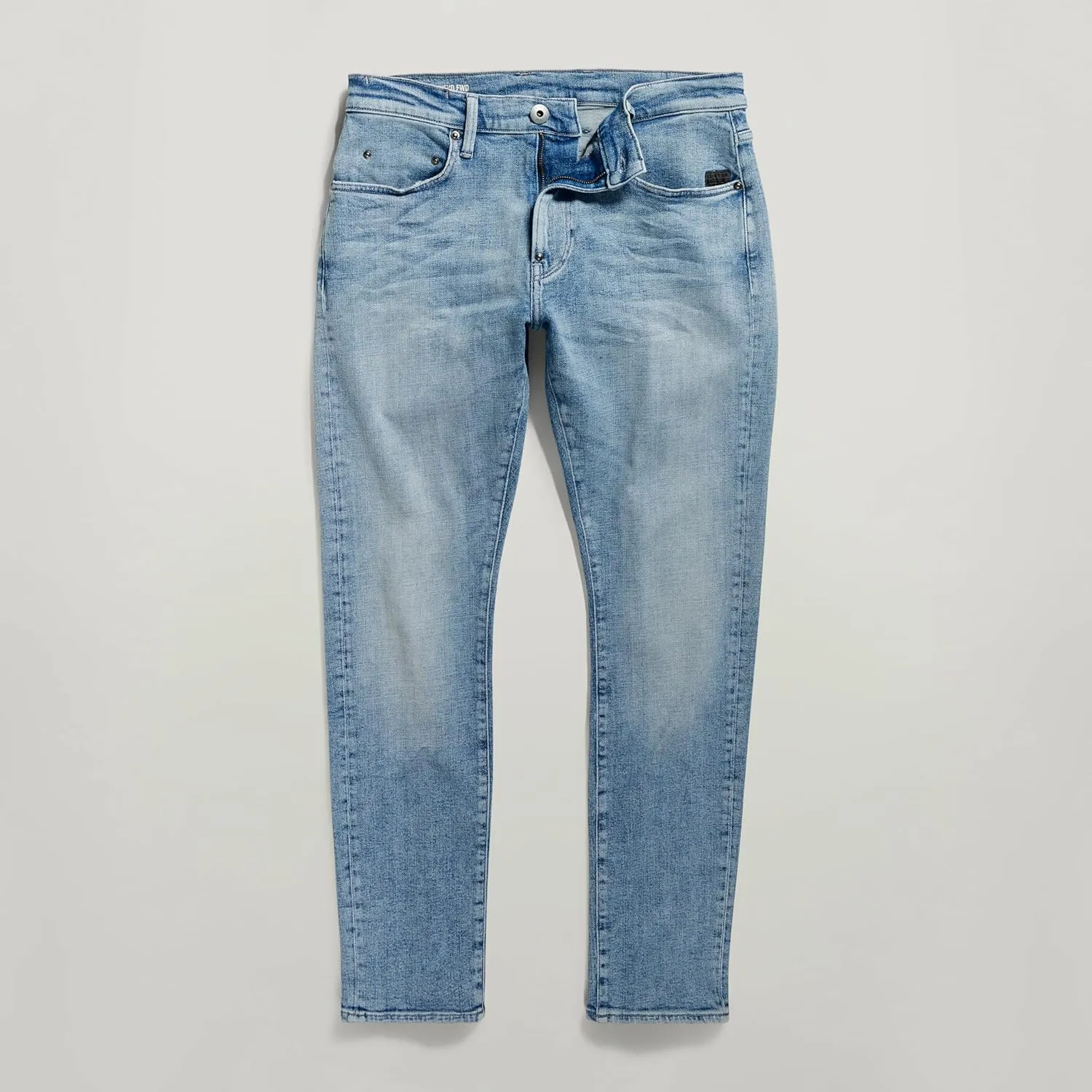 G-STAR RAW Men's Revend Super Slim Fit Jean in Slander Black Superstretch Aged