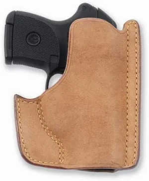 Galco Front Pocket Leather Holster, Kel-Tec P-3AT/Kel-Tec P-32/Ruger LCP w/Crimson Trace PH486