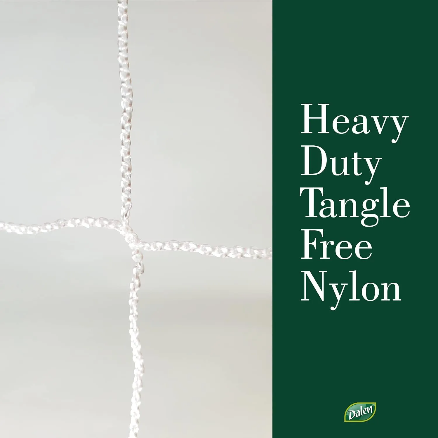 Gardeneer by Dalen Trellis Netting for Vertical Gardening – Heavy Duty Material – Tangle Free Nylon - 7" Mesh - 5' x 30'