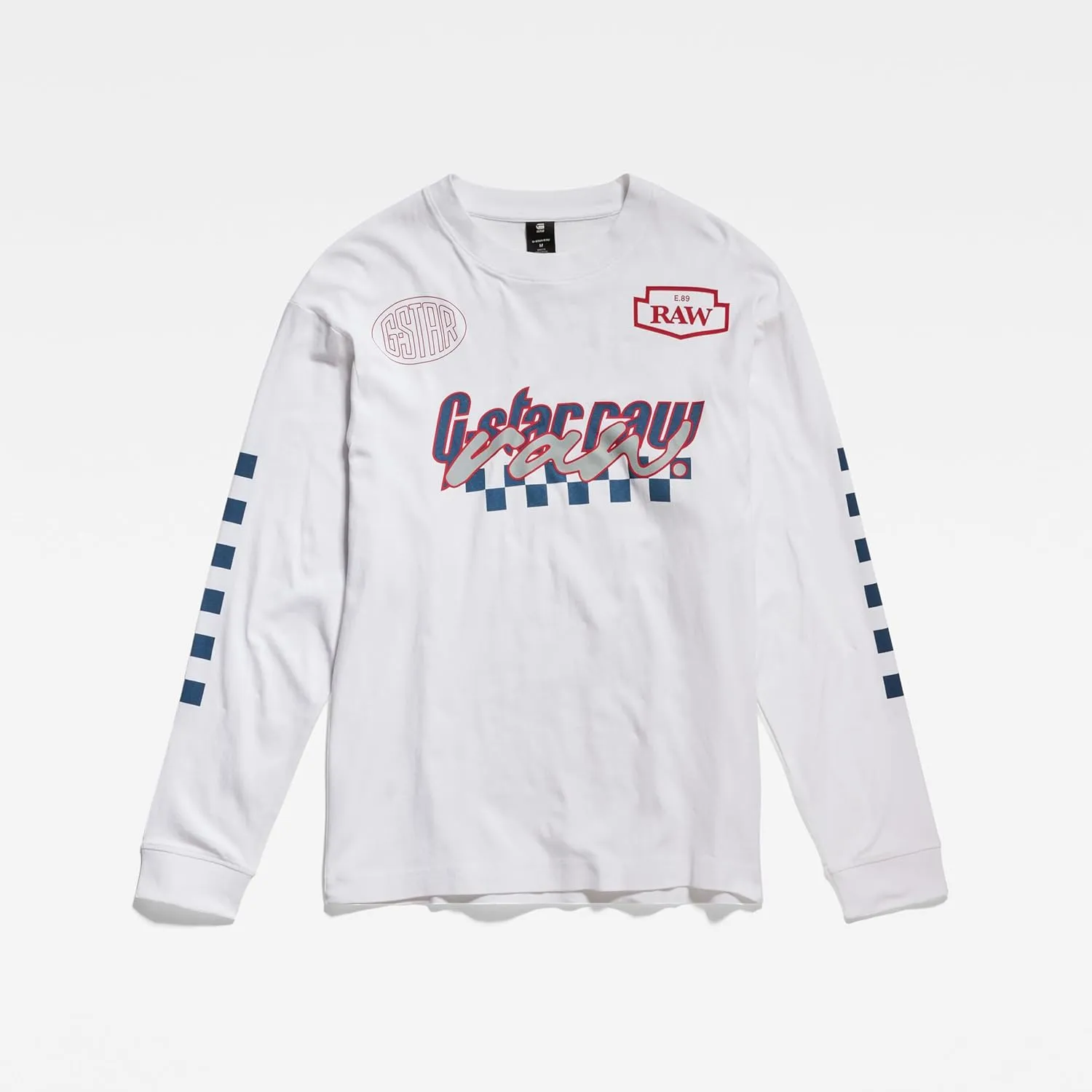 Gestarou MOTO BOX GRAPHIC T-SHIRT Men's Long Sleeve T-Shirt, Oversized Fit
