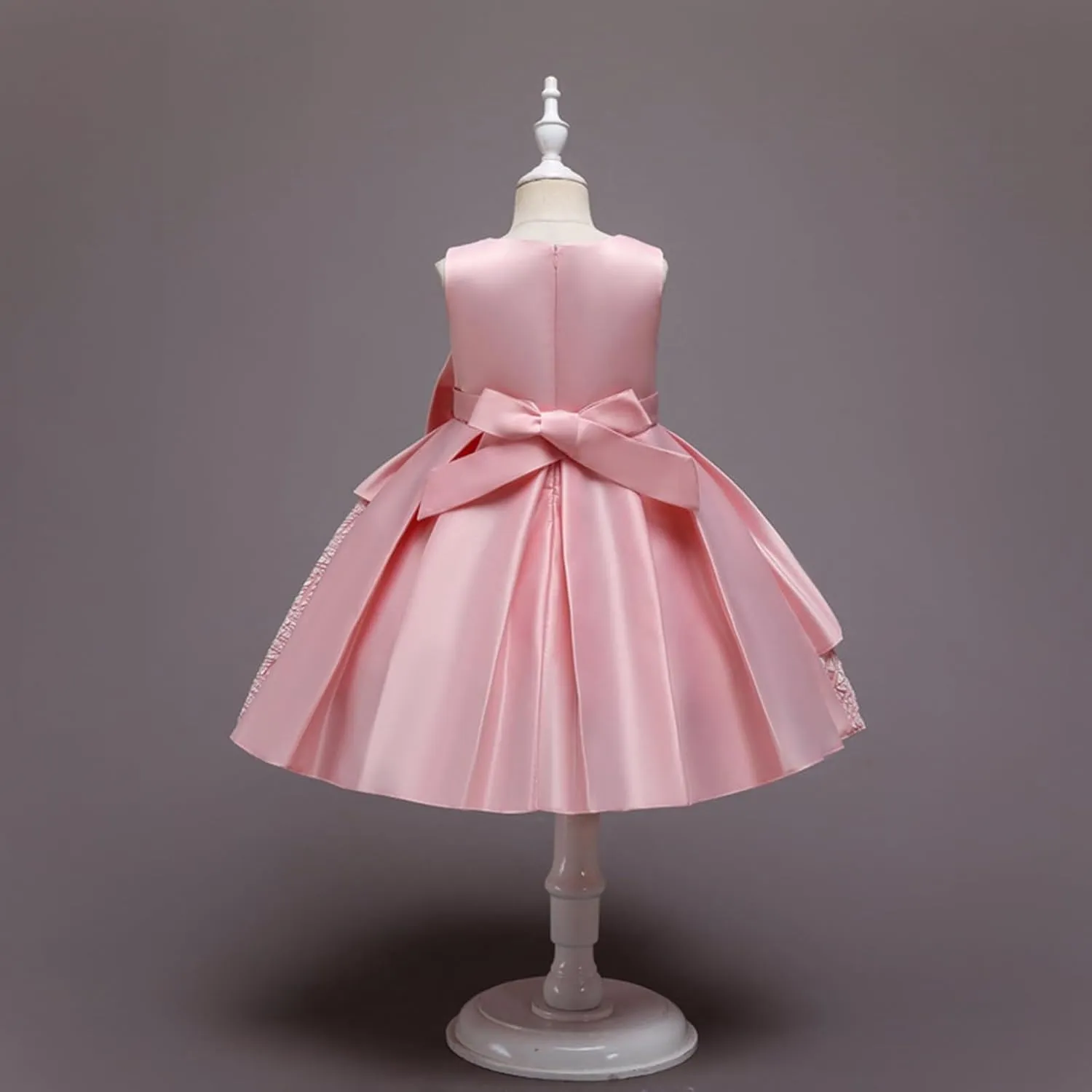 Girls Evening Gown Pageant Vintage Wedding Tutu Dress Elegant Ruffles Puffy Birthday Part𝐲 Dress