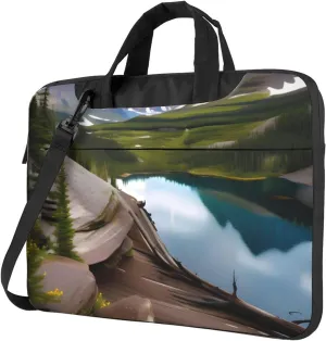 Glacier National Park Print Work Laptop Bag Stylish and Protective Laptop Case Briefcase for Men Women Office