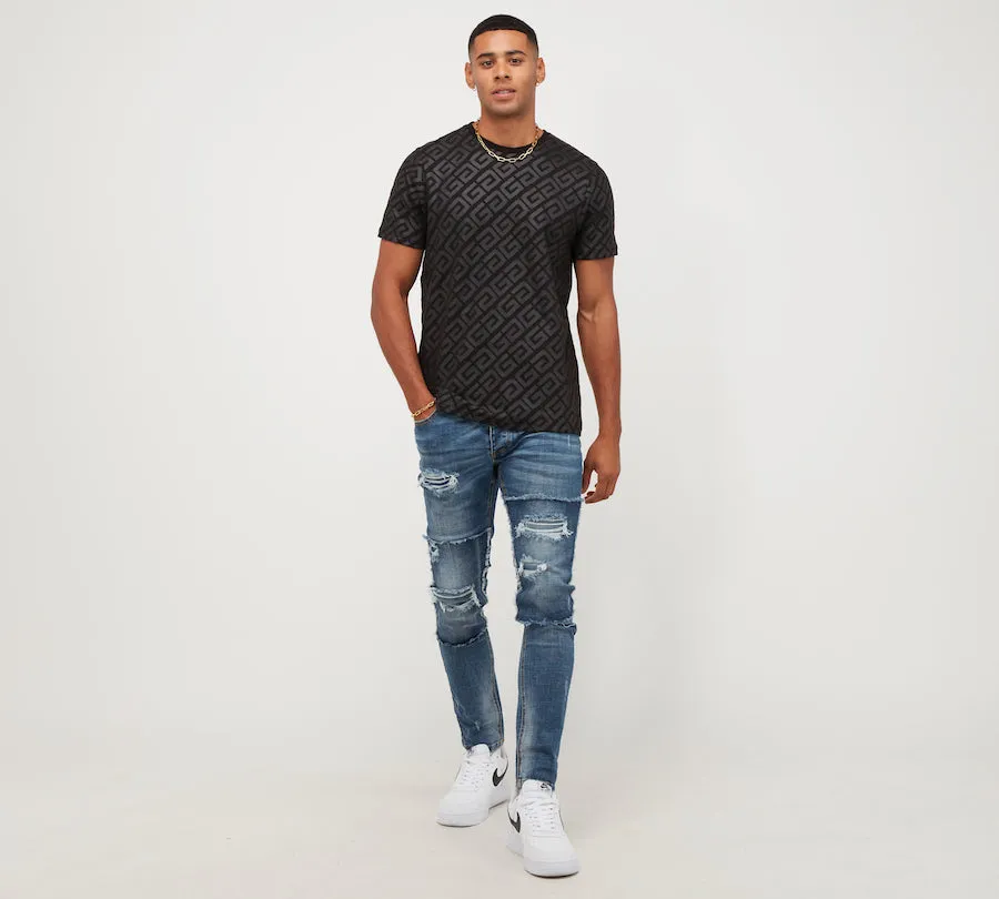 Glorious Gangsta Voltez Jeans Mid Blue