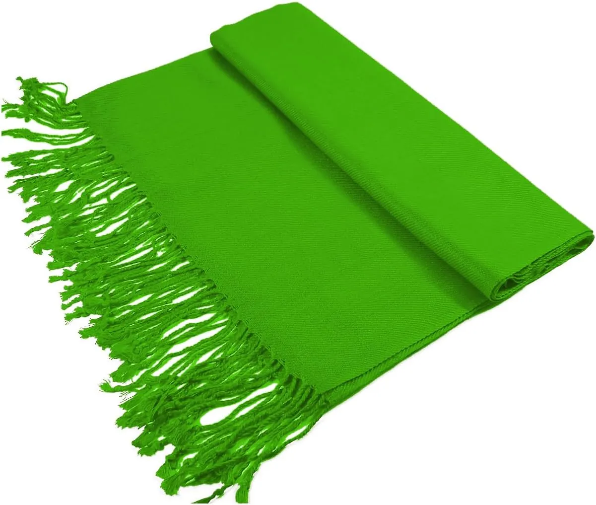 Glory Max Women Large Soft Silky Pashmina Shawl Wrap Scarf in Plain Solid Colors