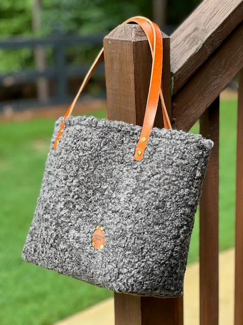 Gray Sherpa Tote