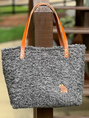 Gray Sherpa Tote