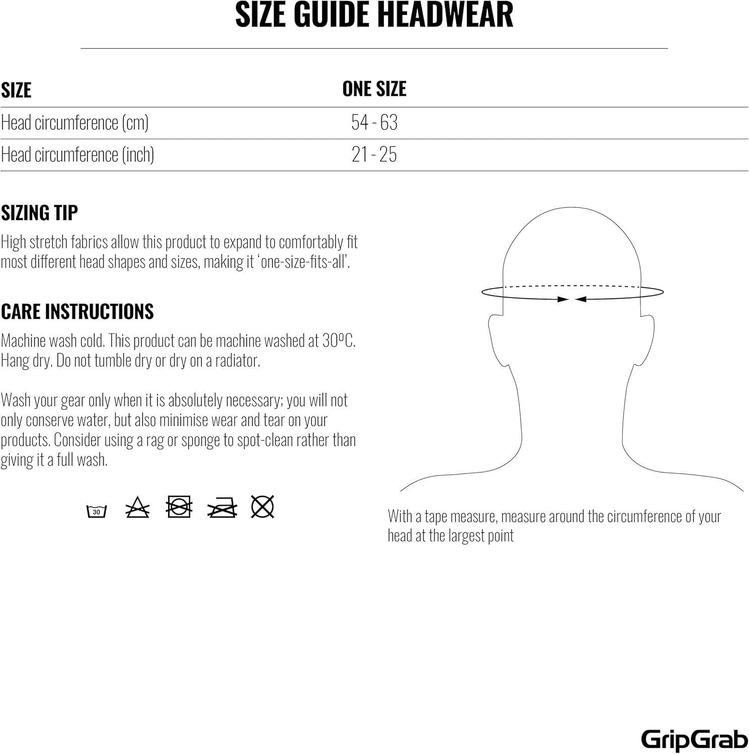 GripGrab Bandana UV-Protection Summer Under-Helmet Cycling Headscarf Headwrap Headwear Breathable 8 Colours Sweatband