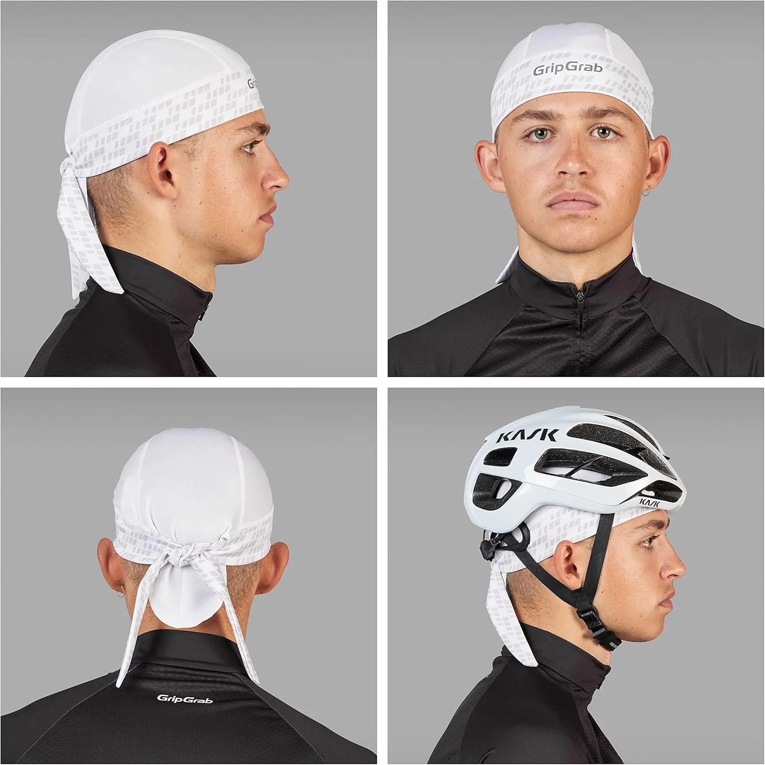 GripGrab Bandana UV-Protection Summer Under-Helmet Cycling Headscarf Headwrap Headwear Breathable 8 Colours Sweatband