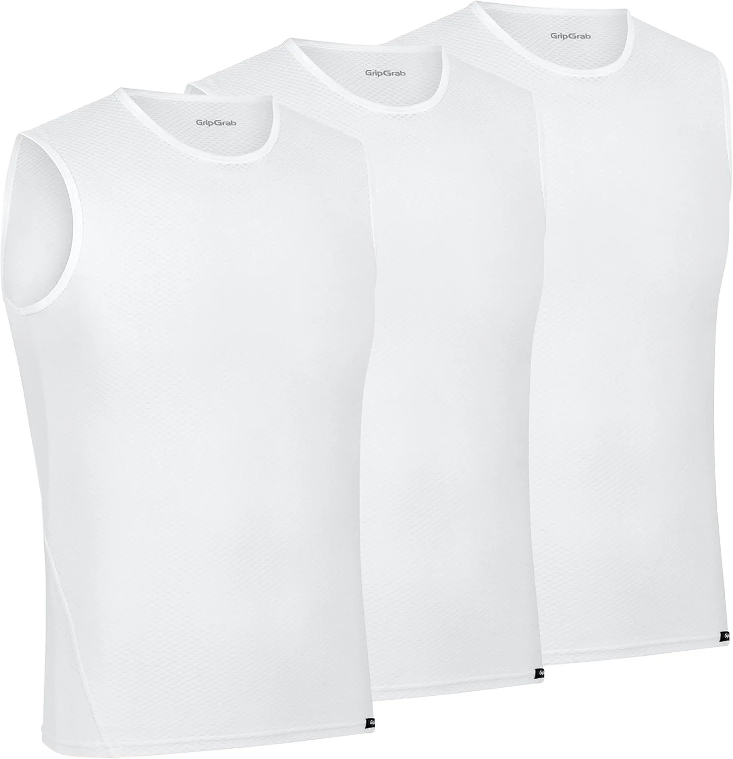 GripGrab Ultralight 1 and 3 Pack Sleeveless Mesh Summer Cycling Base Layer Biking Undershirt Lightweight Vest Cycling Shirt