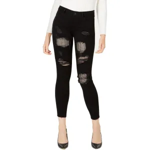 Guess Womens Denim Embellished Ankle Jeans