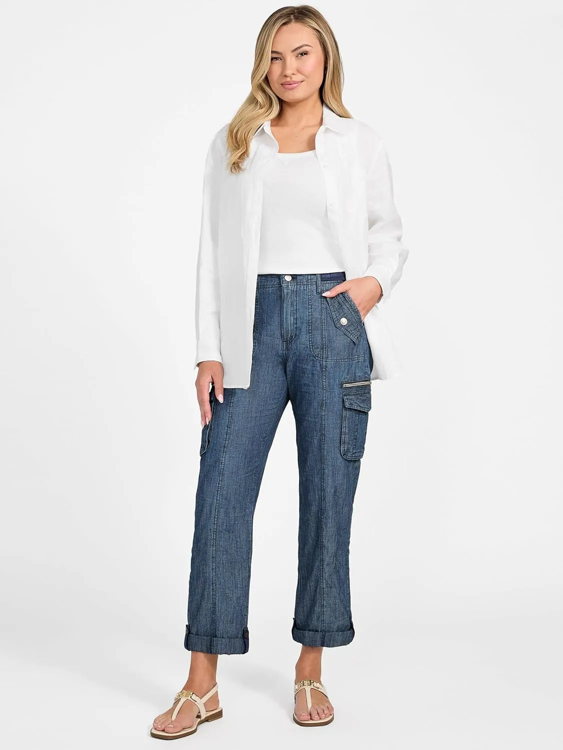 GUESS Women's Eco Nessi Cargo