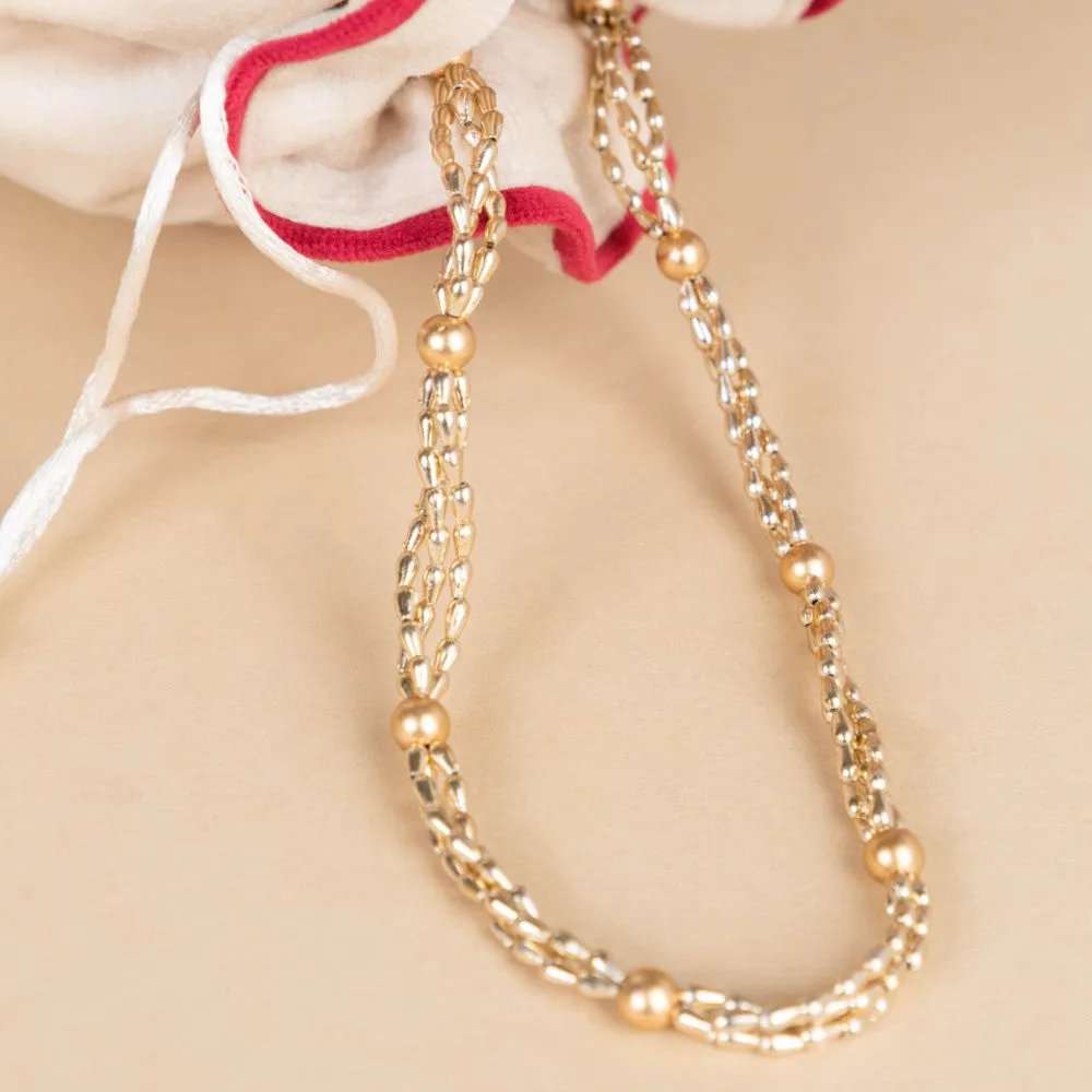 Gul Velvet Potli Bag Off White