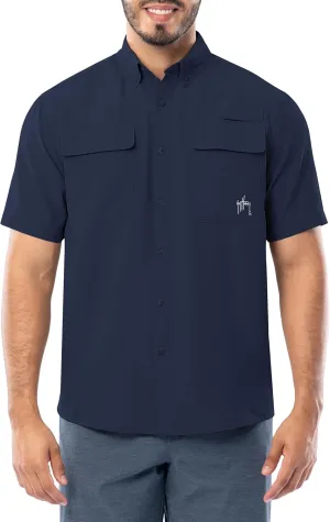 Guy Harvey Men's Short Sleeve Performance Fishing Shirt