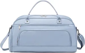 Gym Bags Style Fashionable Large Capacity Dry and Wet Separation Sport Gym Bag for Women (Color : Blue) (Blue)