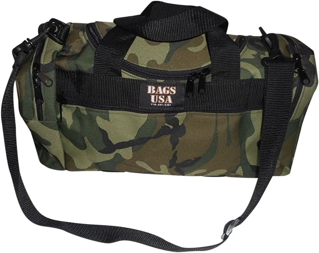 Gym Or Travel Bag Holds Personal Items,Towel, Change Of Clothes, Front Pocket For Cellphone, Keys Id And Wallet Made In USA.