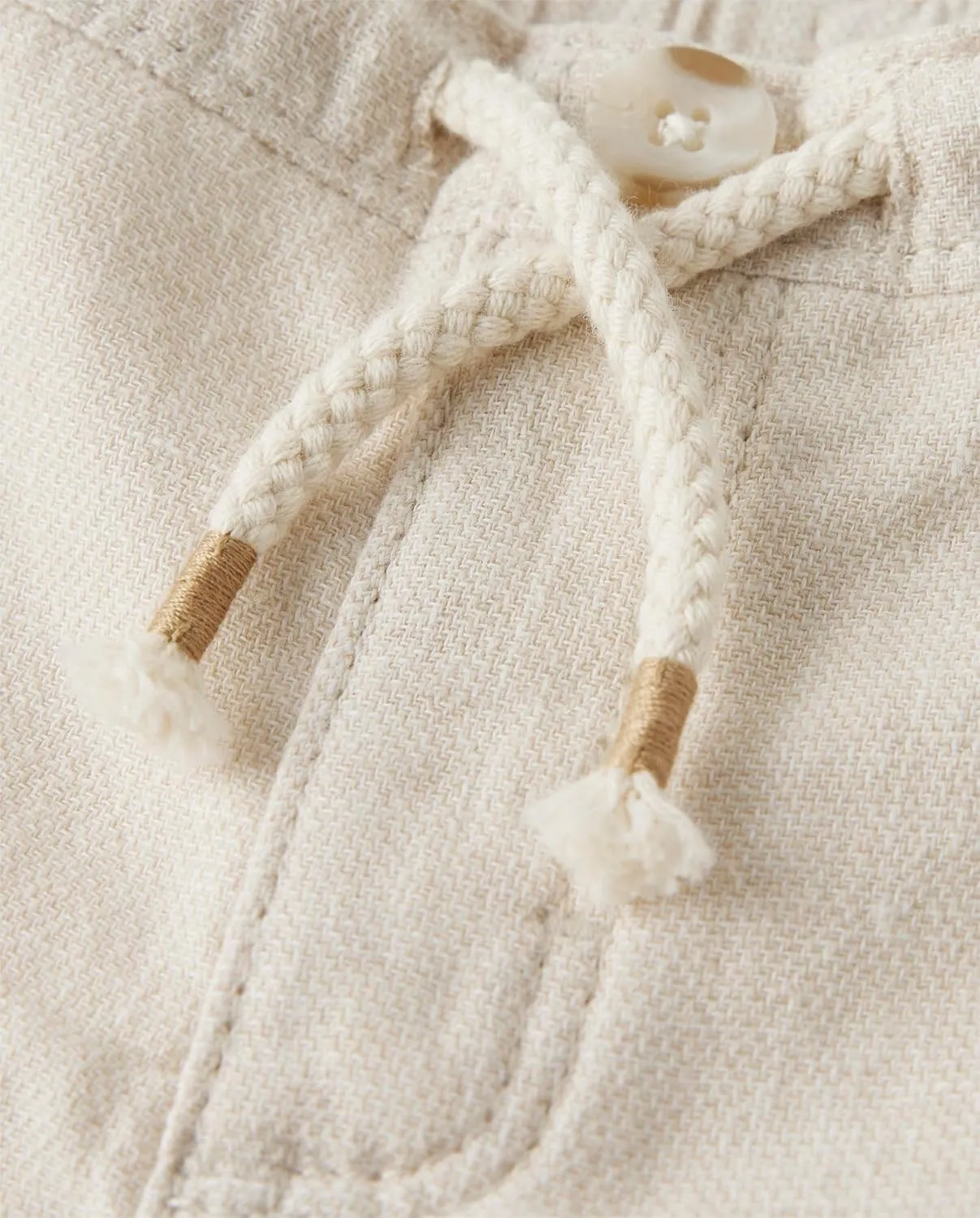 Gymboree Boys' and Toddler Linen Chino Shorts