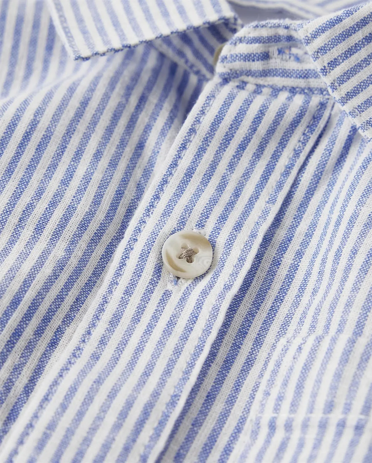 Gymboree Boys' and Toddler Long Sleeve Linen Button Up Shirt