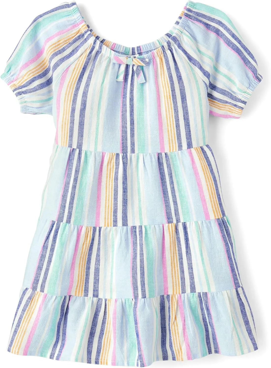 Gymboree Girls' and Toddler Short Sleeve Tiered Dresses