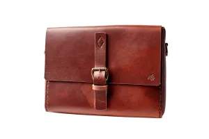 H B MESSENGER | BURNT UMBER LEATHER