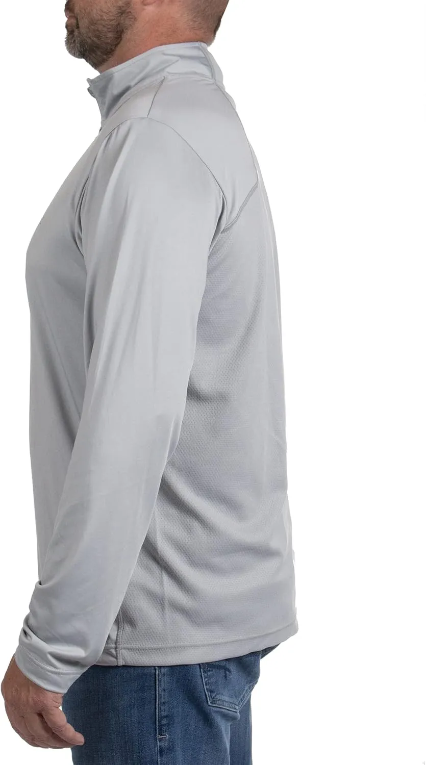 HABIT Men's Black Fork Mountain Trail 1/4 Zip Performance Layer